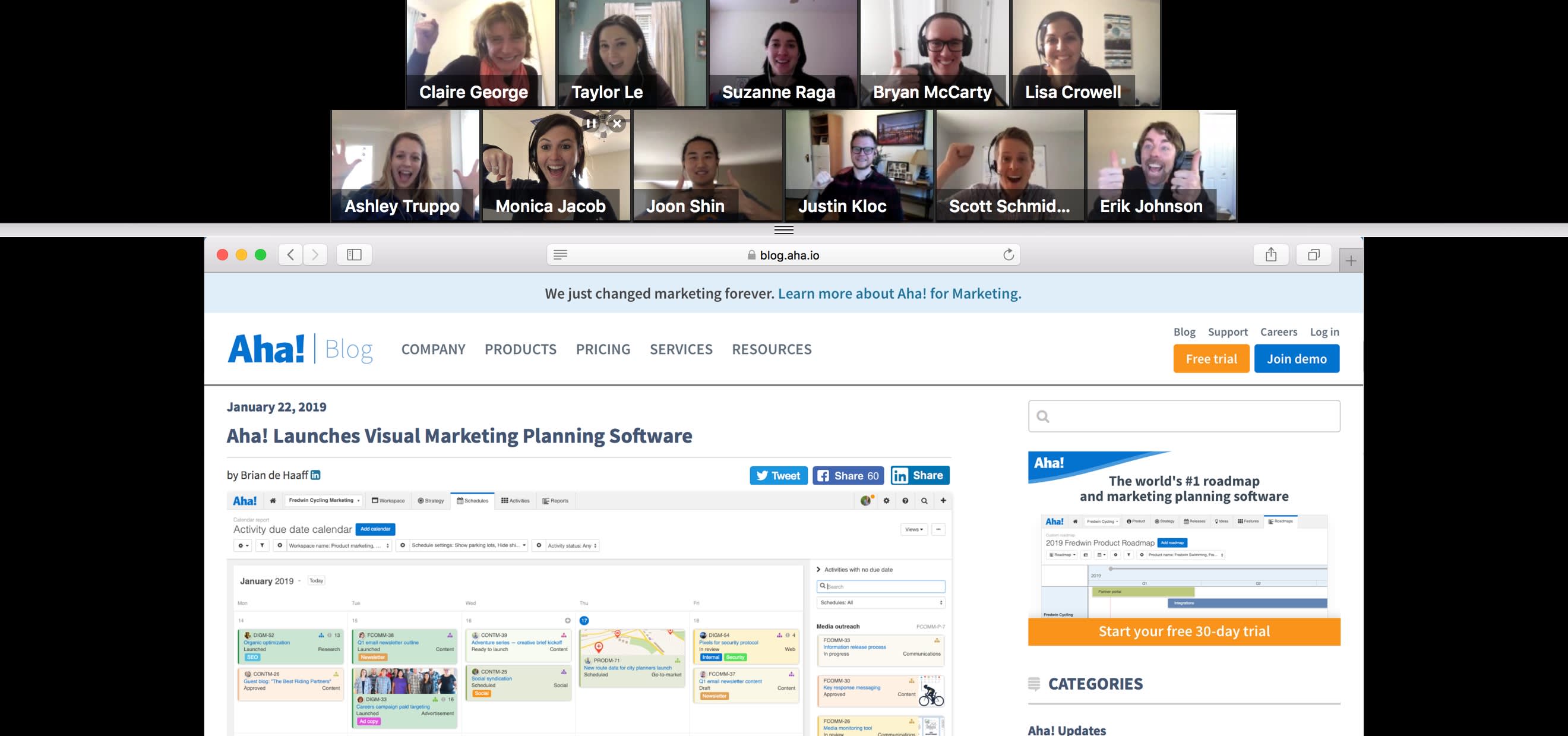 Aha! Careers - Celebrate