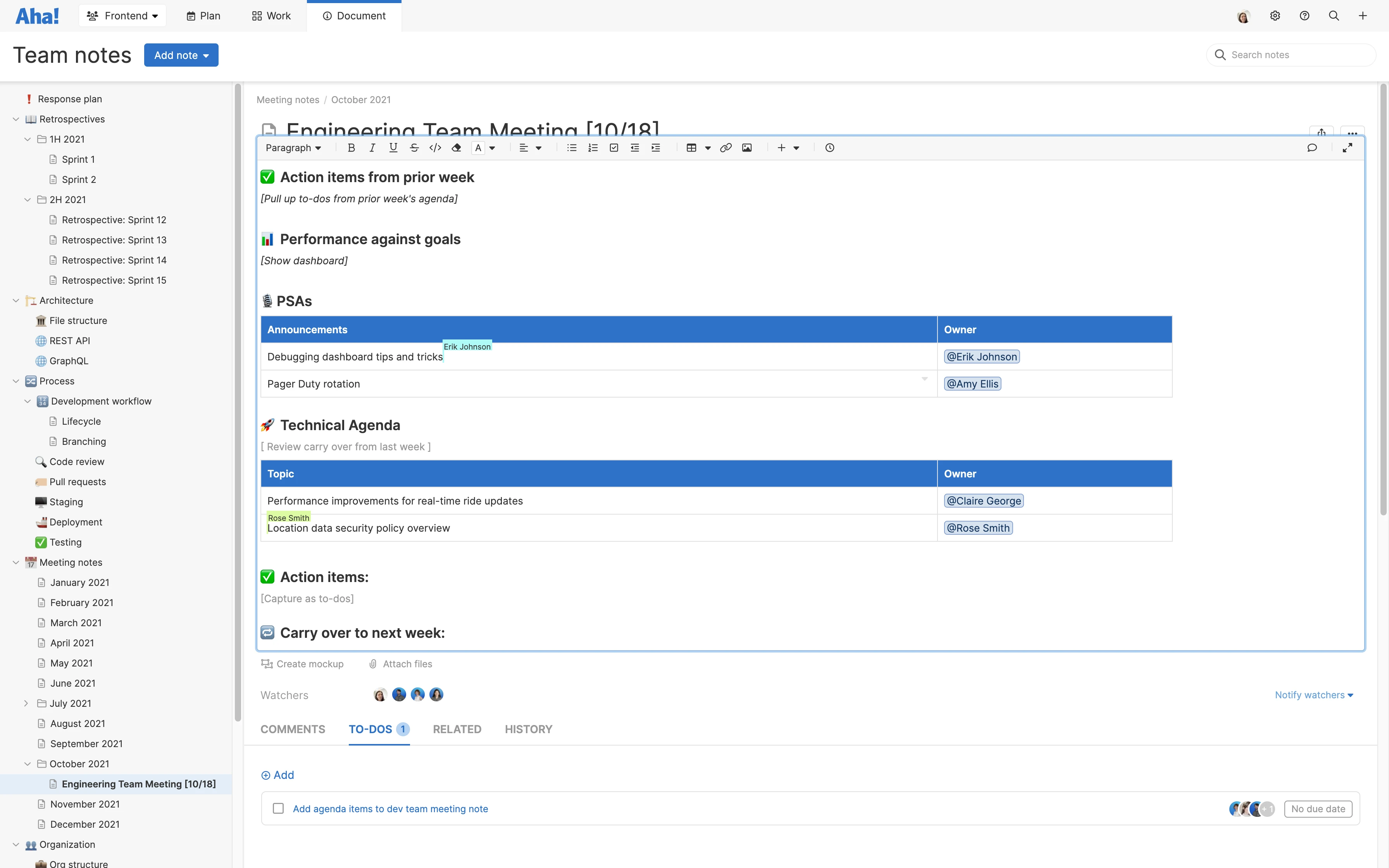 Add important details