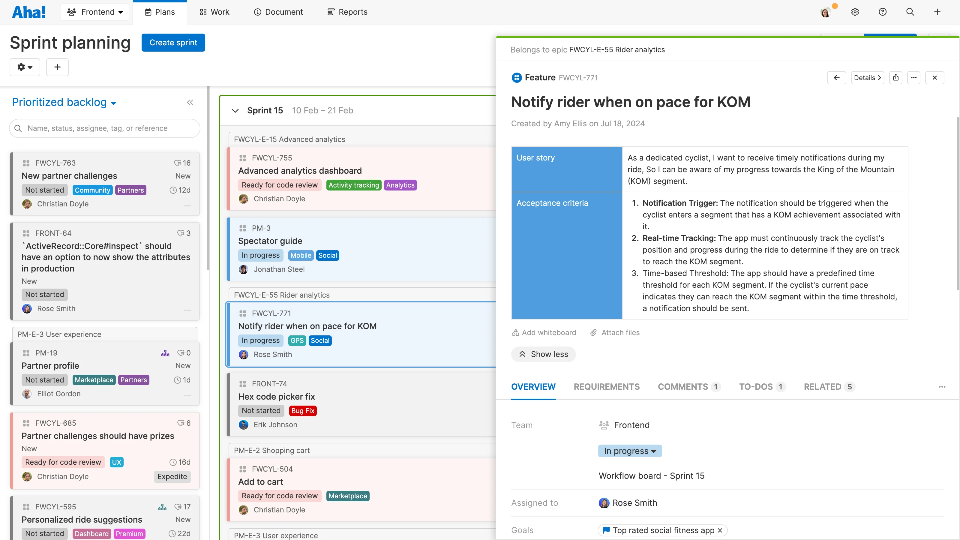 Build - Tie work to the roadmap - Share why