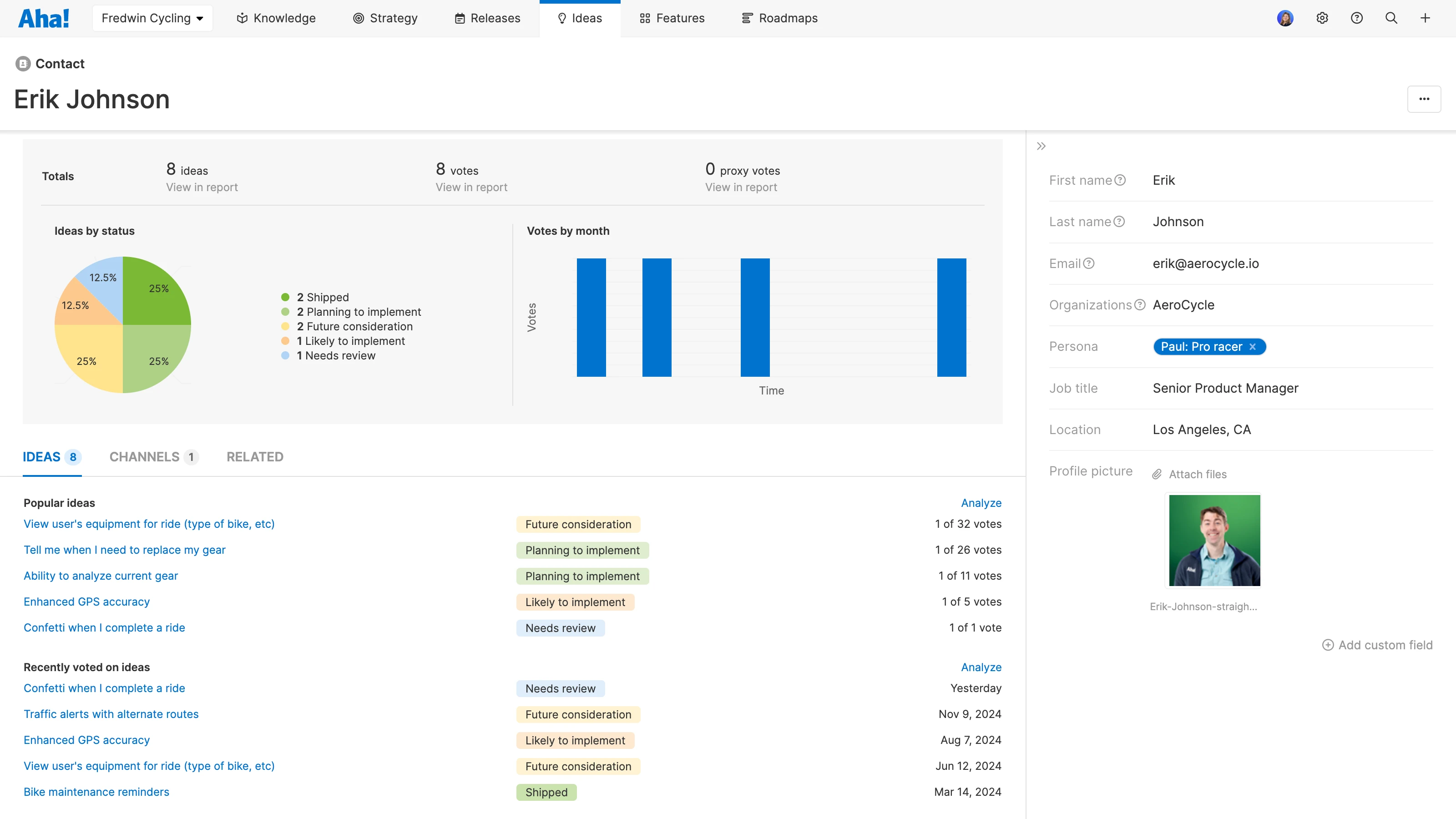 Keep track of customer needs