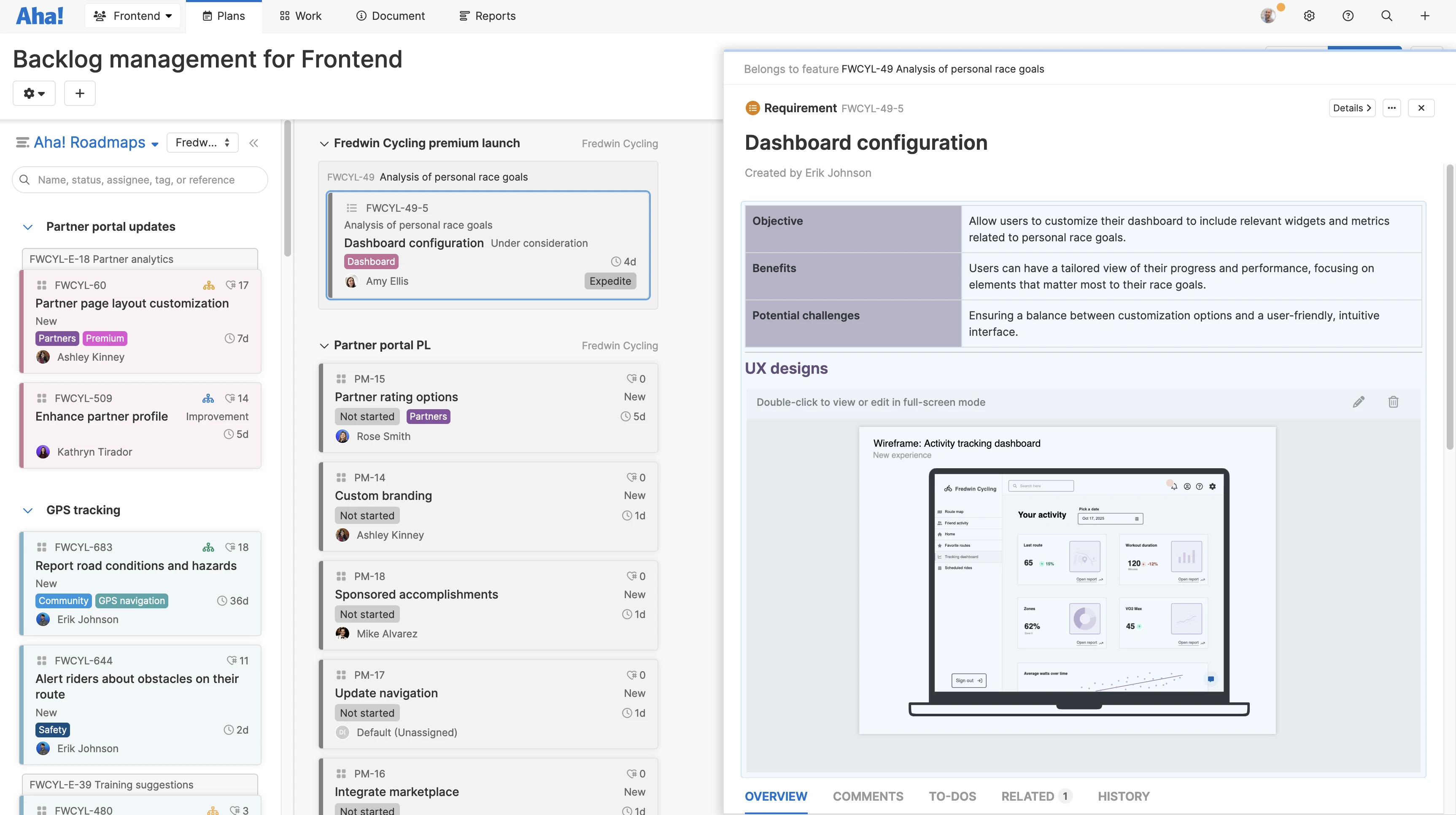 Develop / Backlog management - Scope the details