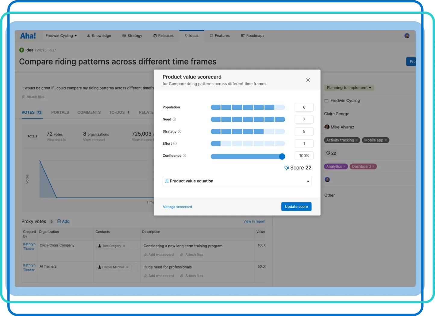 Assess product value