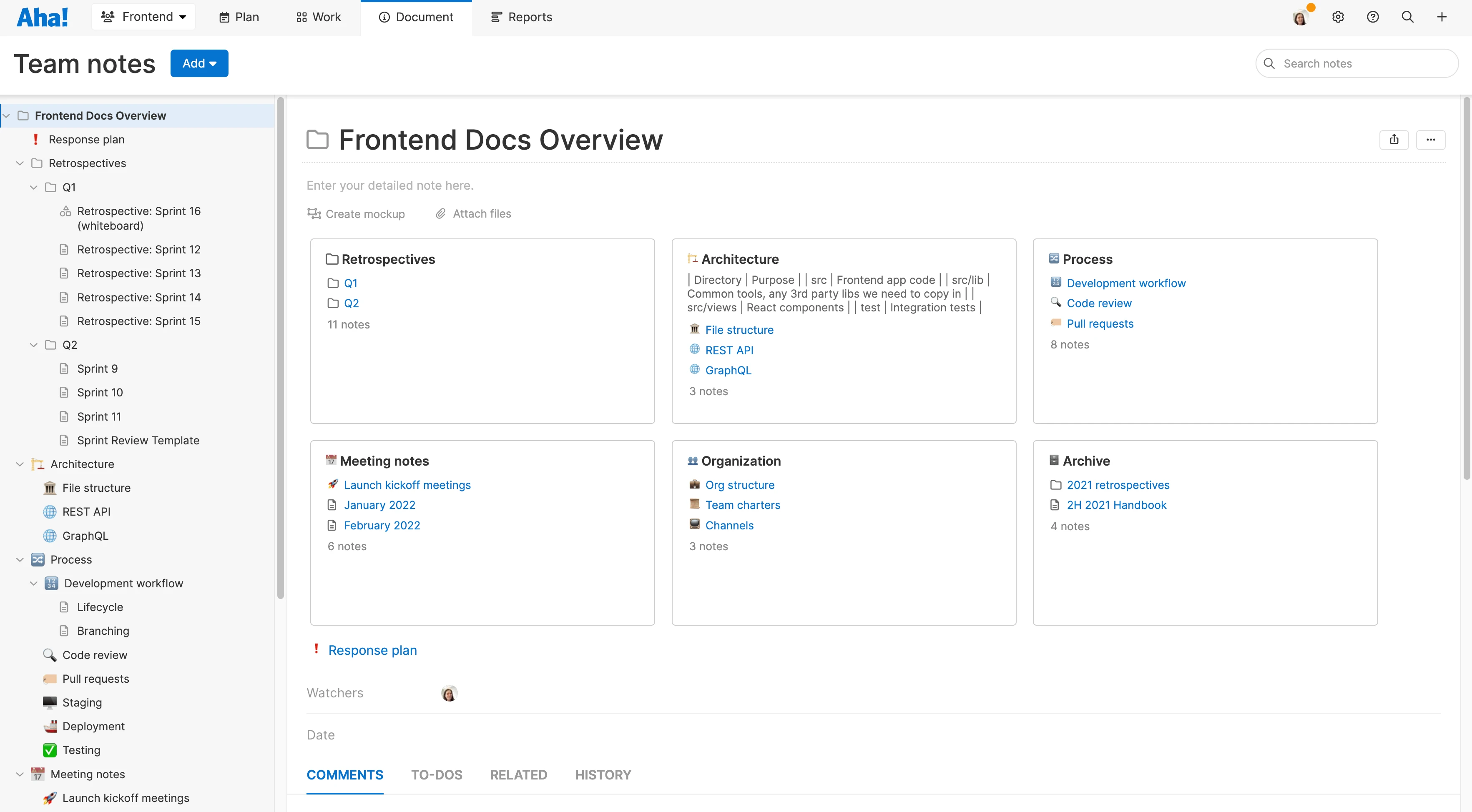 Centralize Documentation