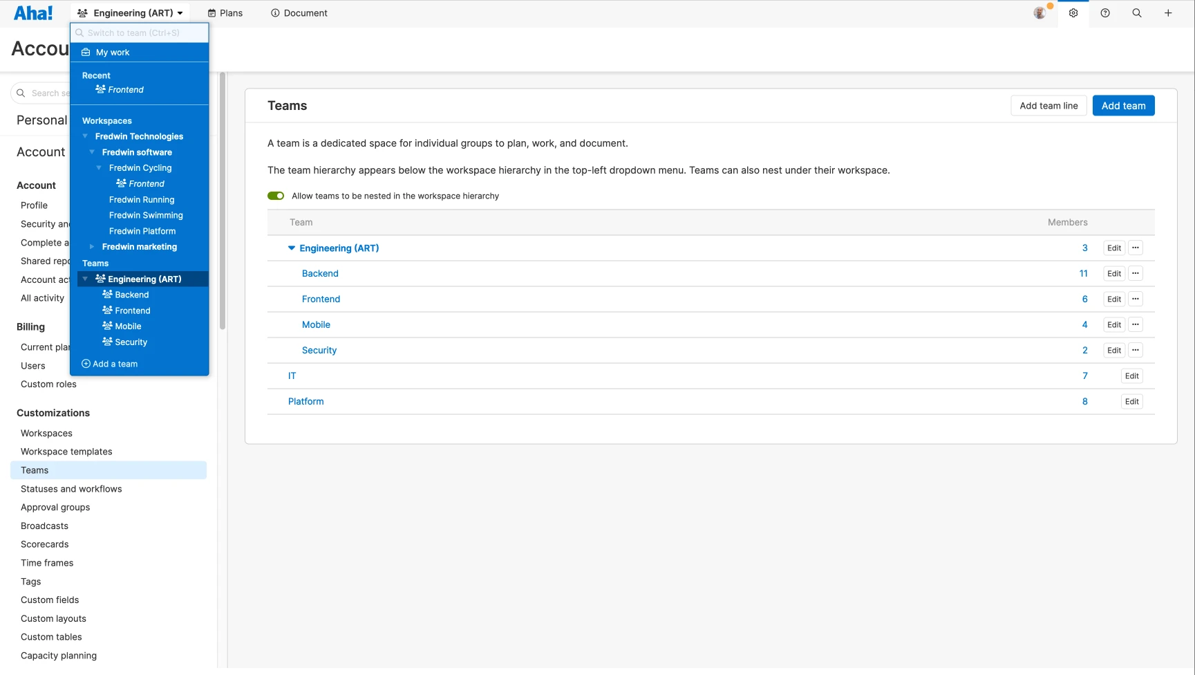 Develop / Delivery coordination - Organize your teams