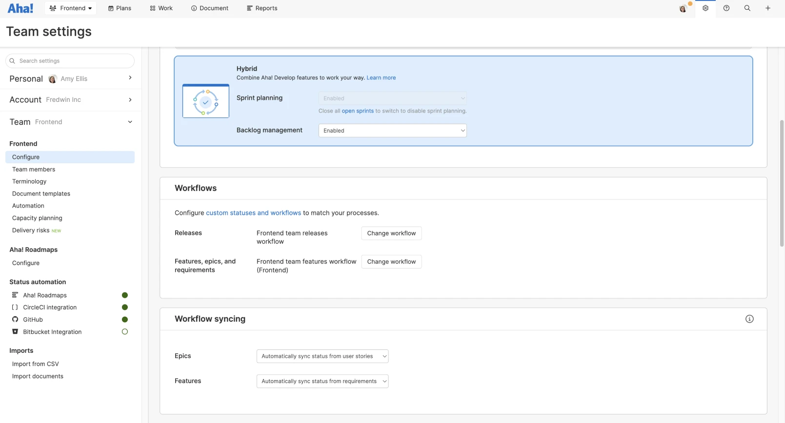 Develop / Agile methodologies - Take a hybrid approach