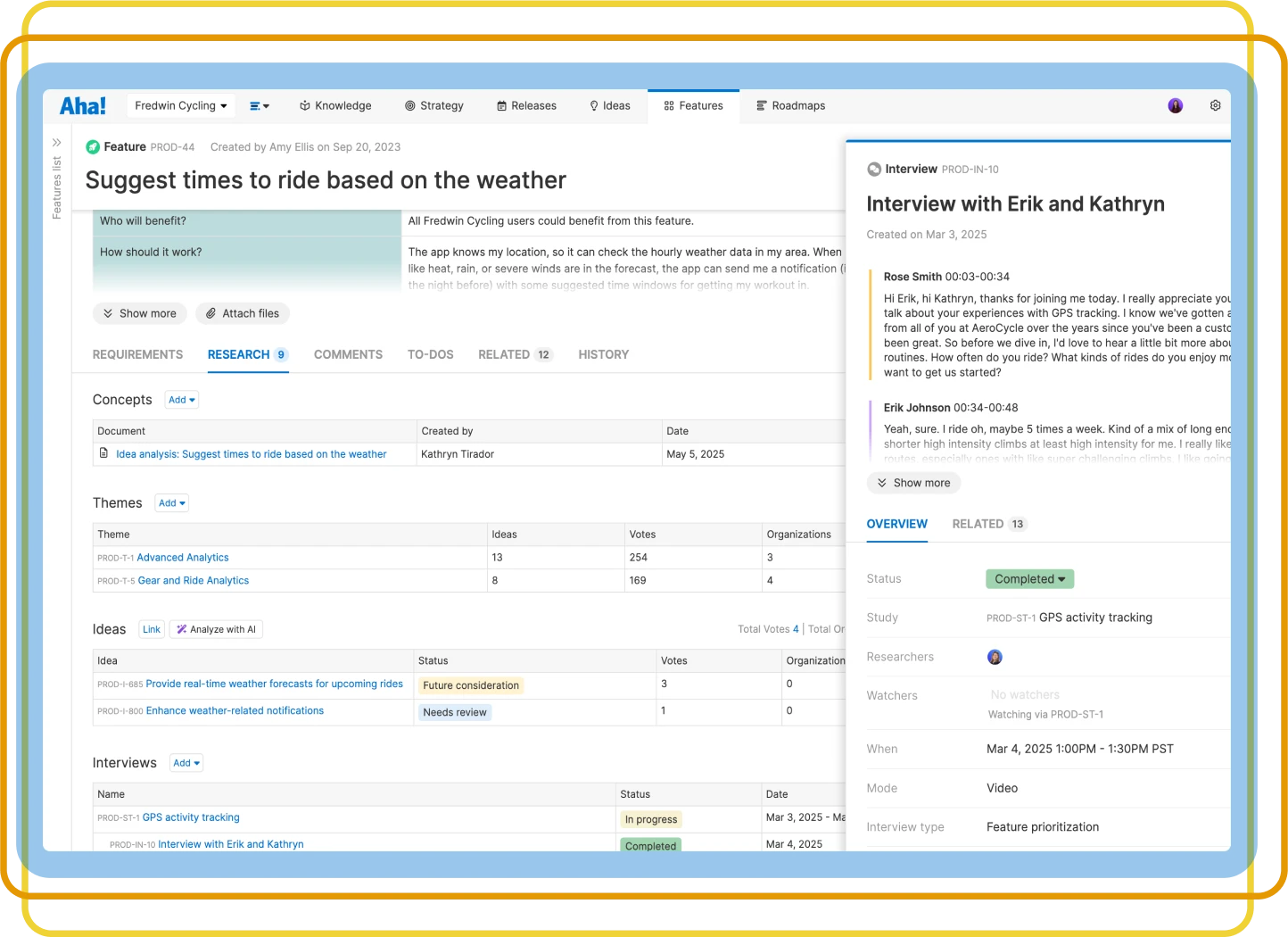 Connect insights across your plans image