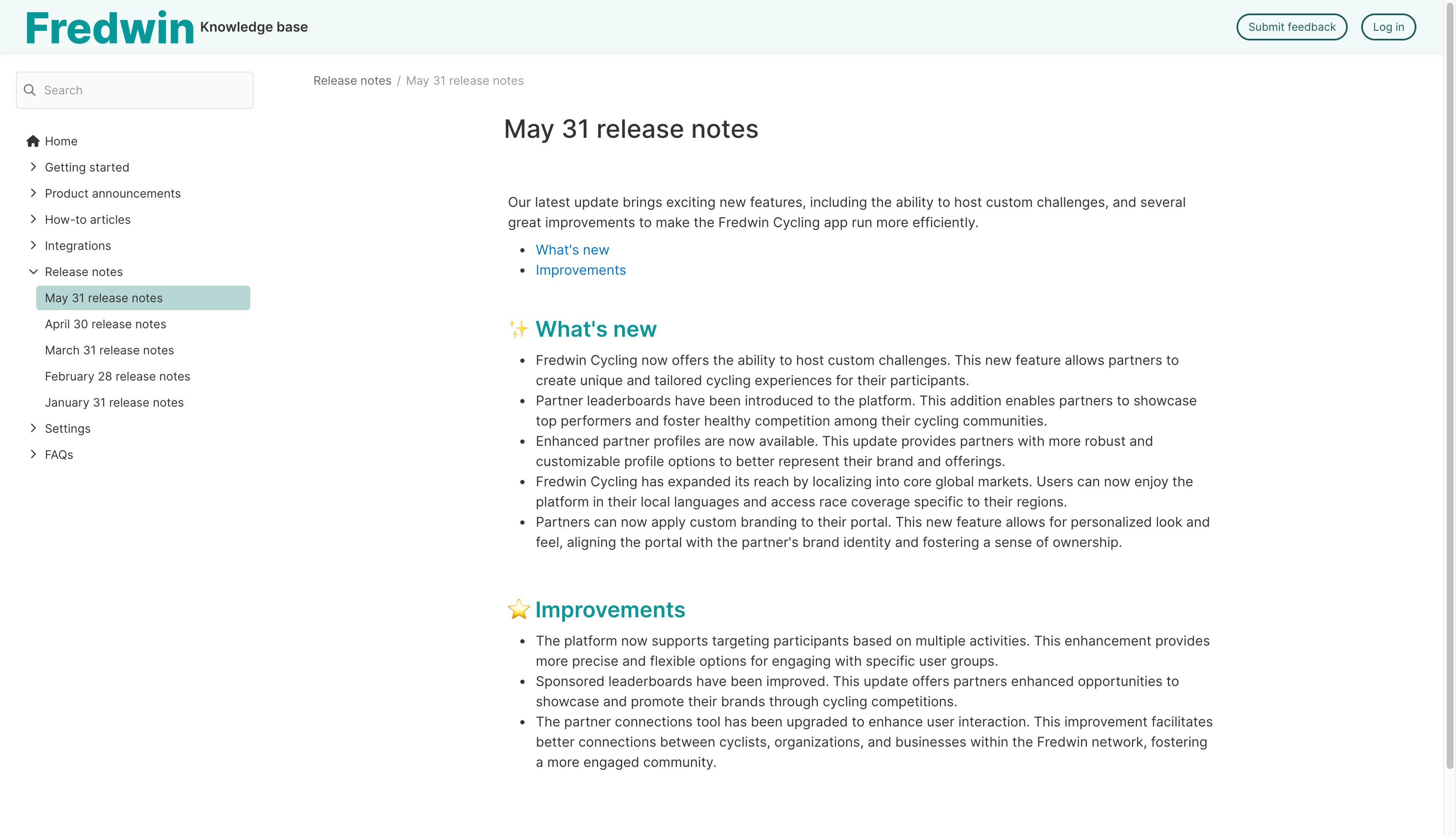 Publish your release notes