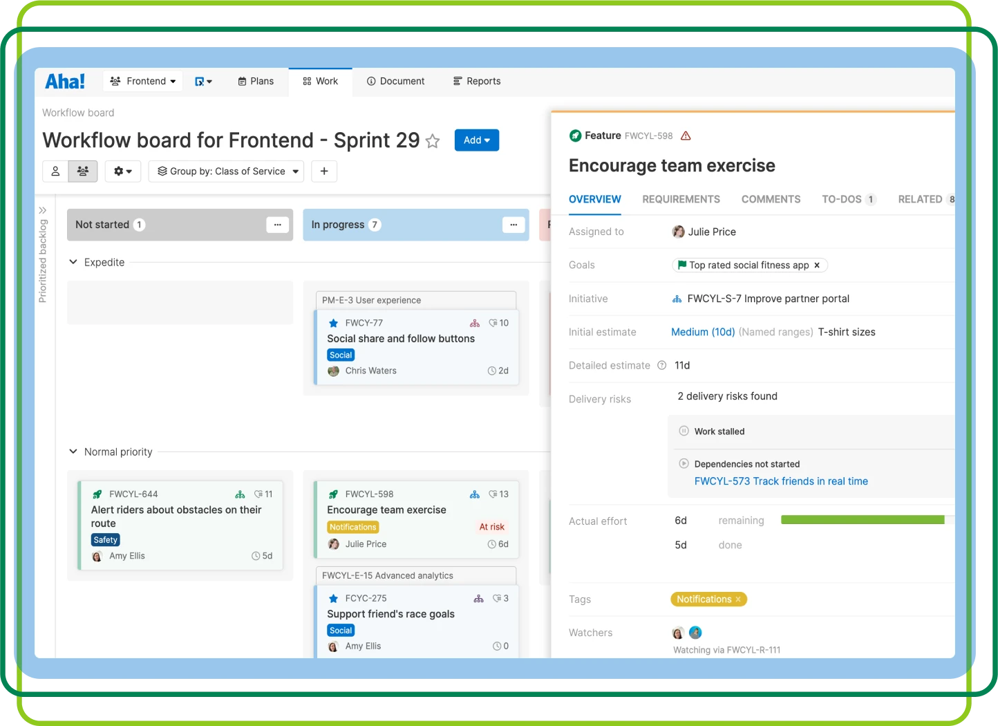 Track early warning signs