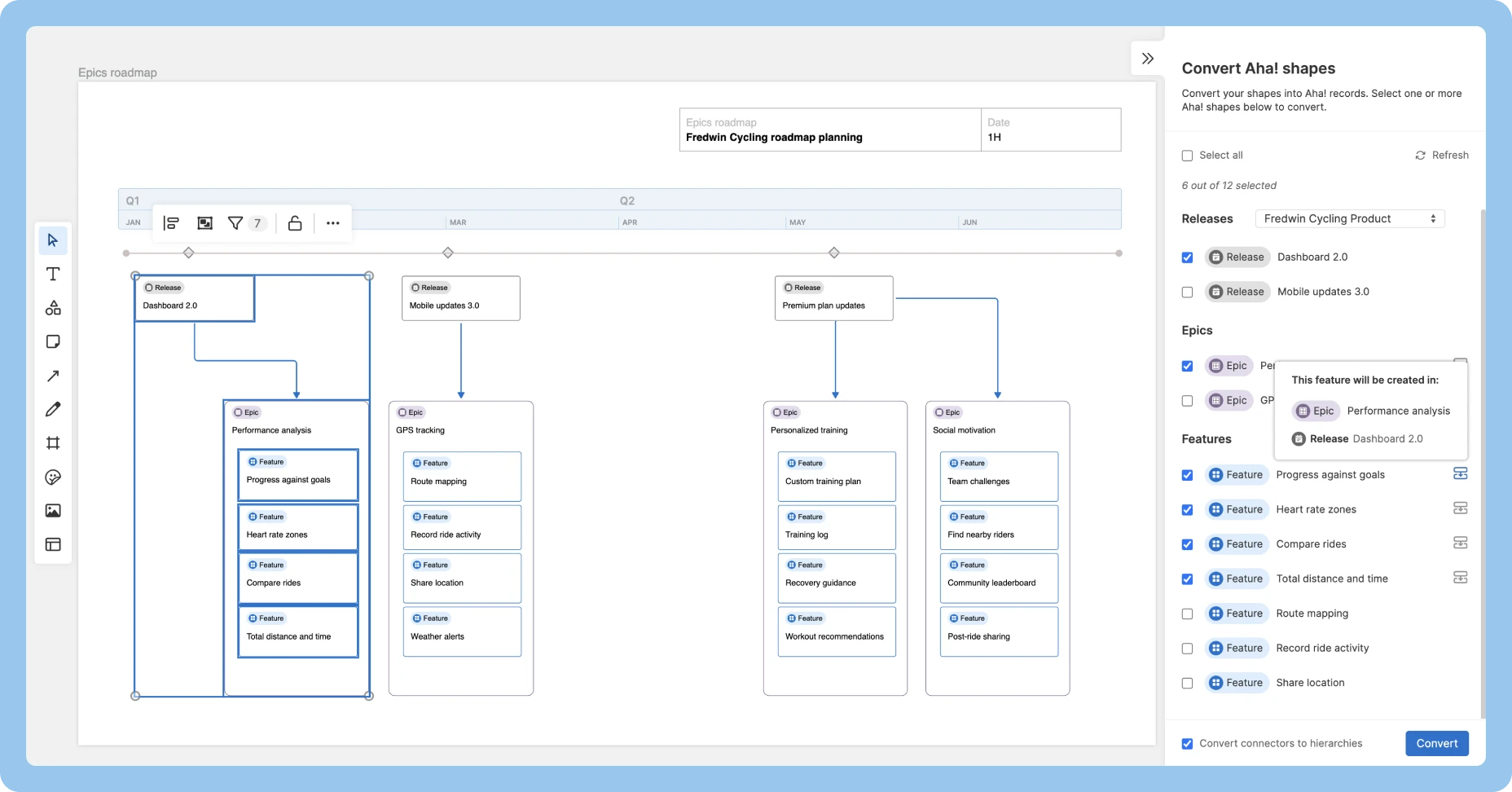 Whiteboards - Product prioritization - Go from concept to roadmap
