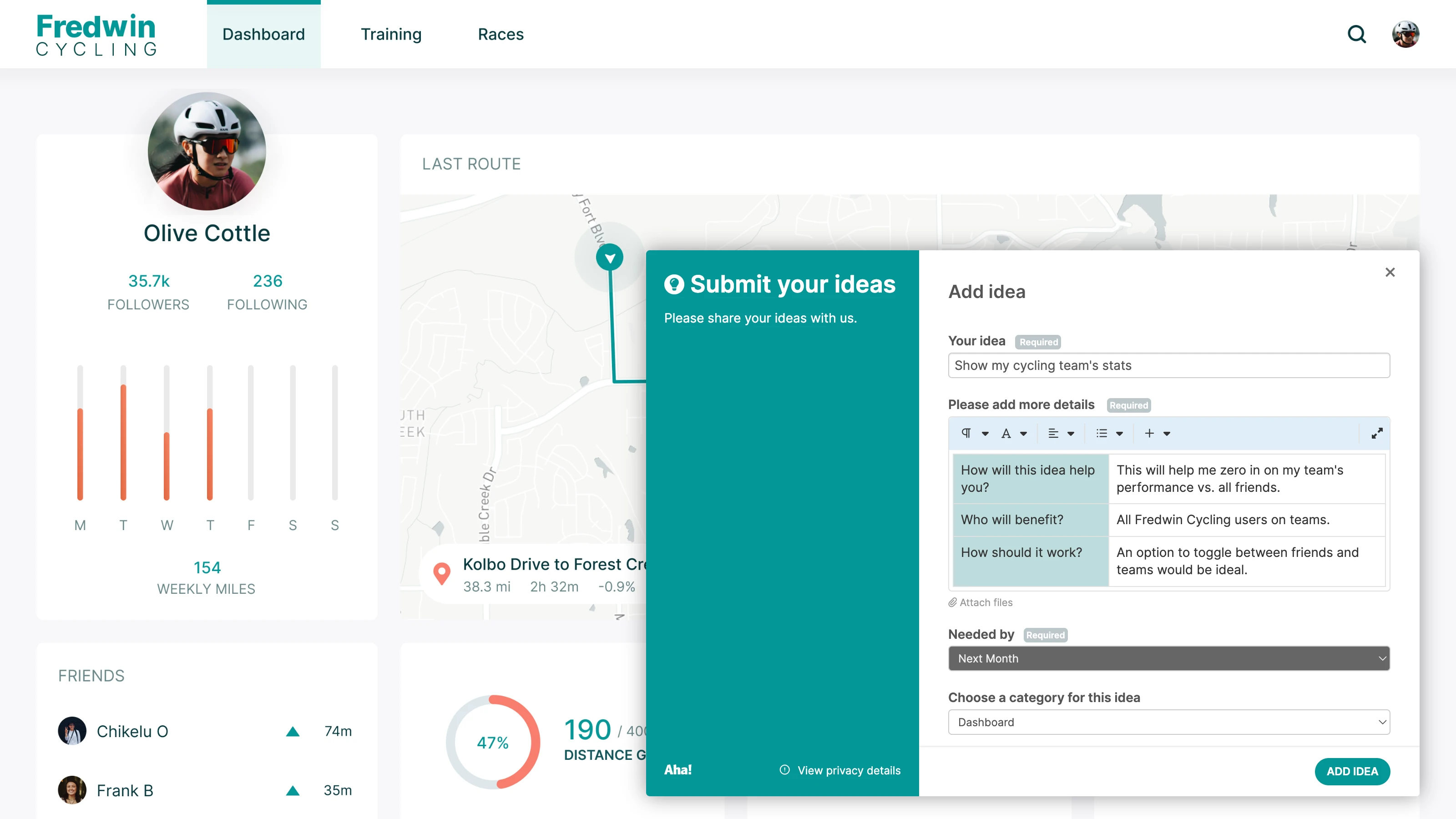 Streamline idea collection