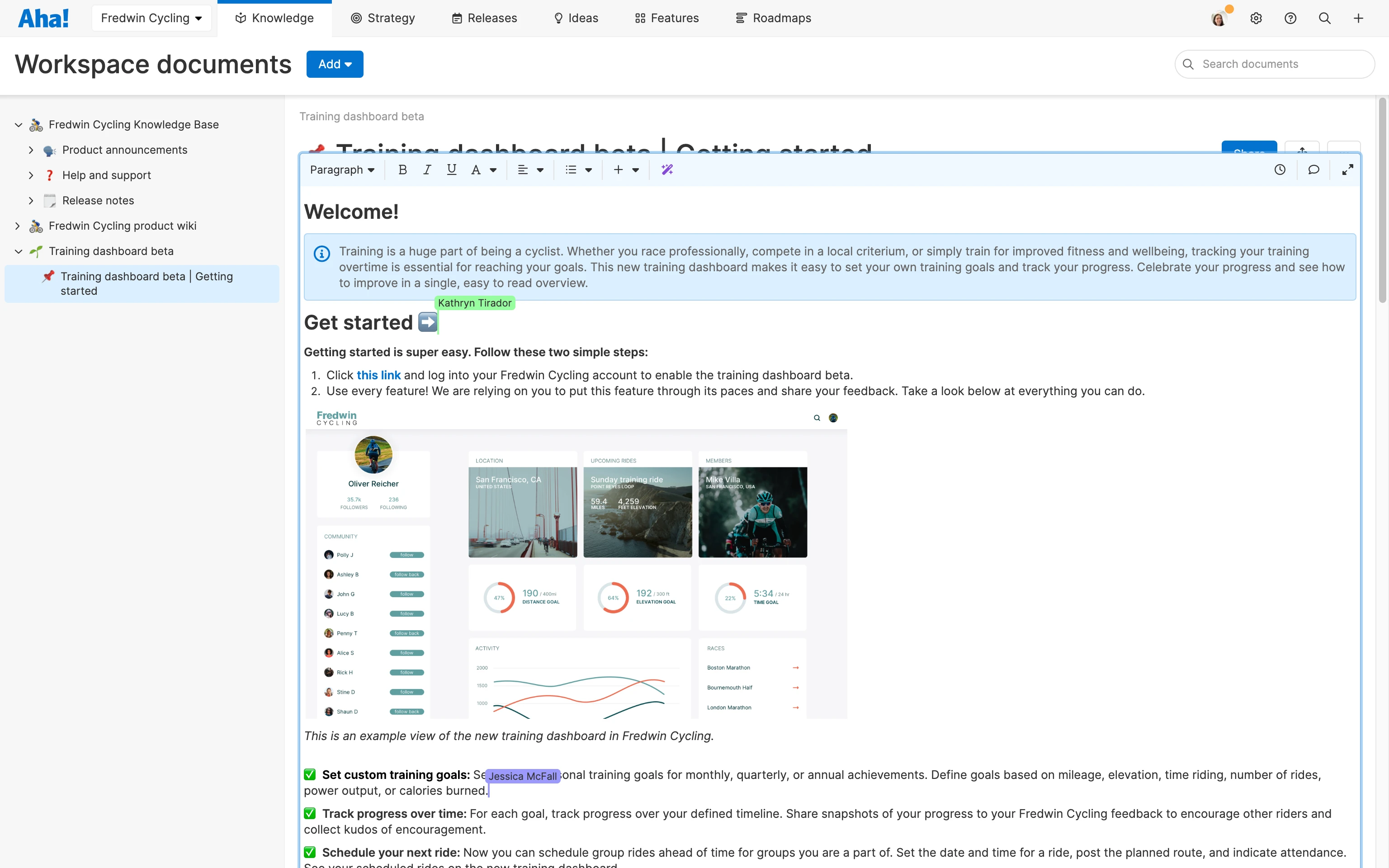 Knowledge - Roadmaps integration - Consolidate tools