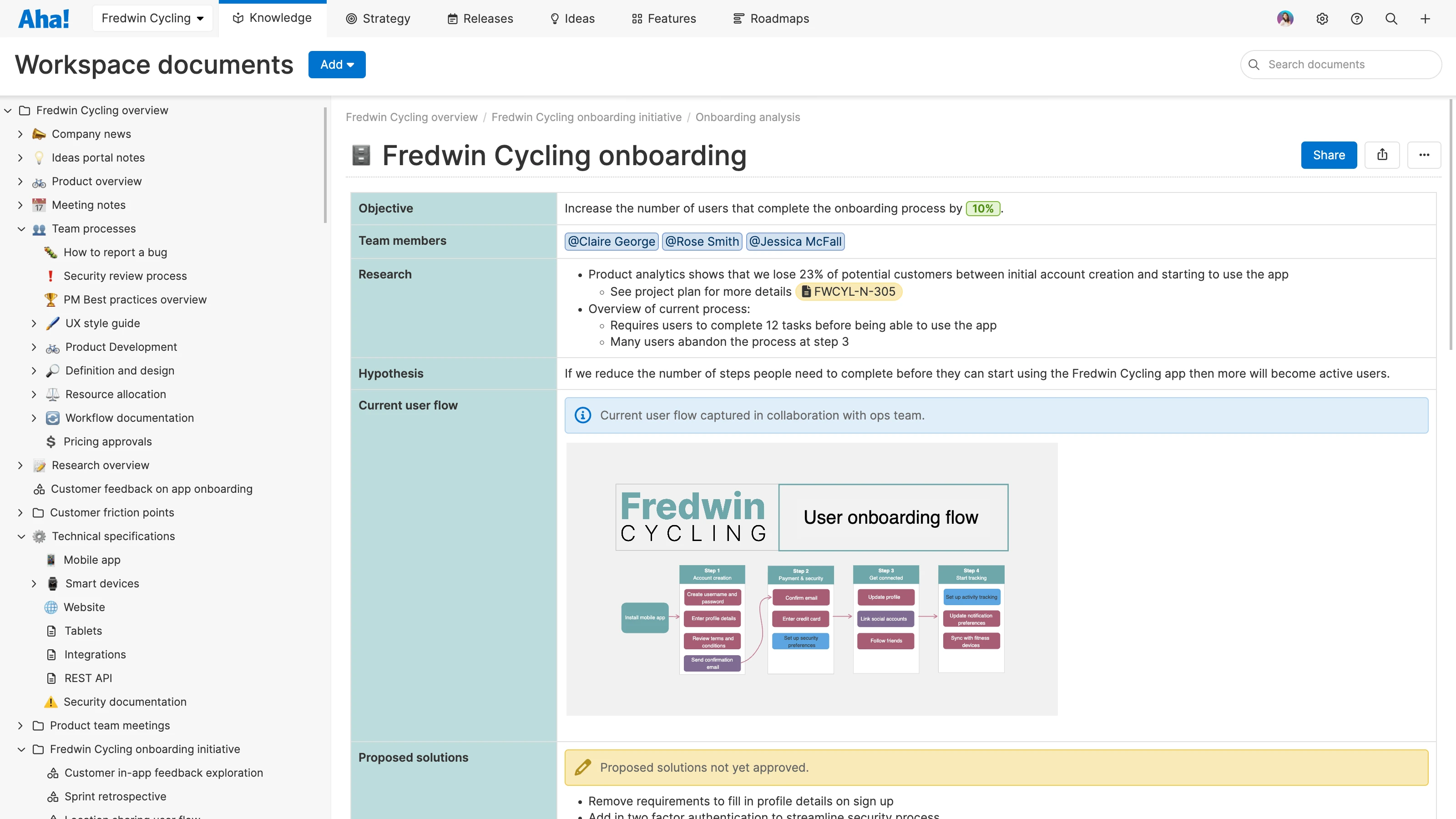 Capture your thoughts with documents