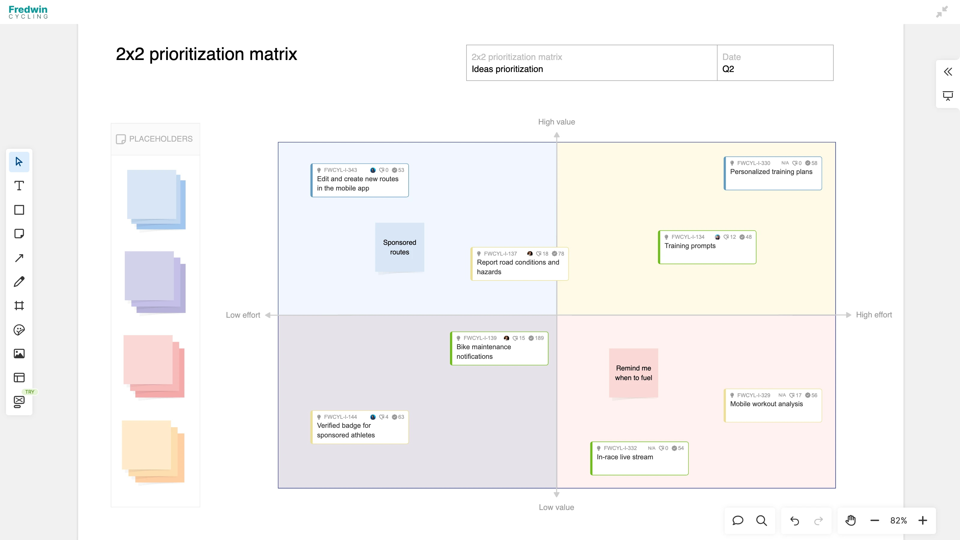 Streamline prioritization