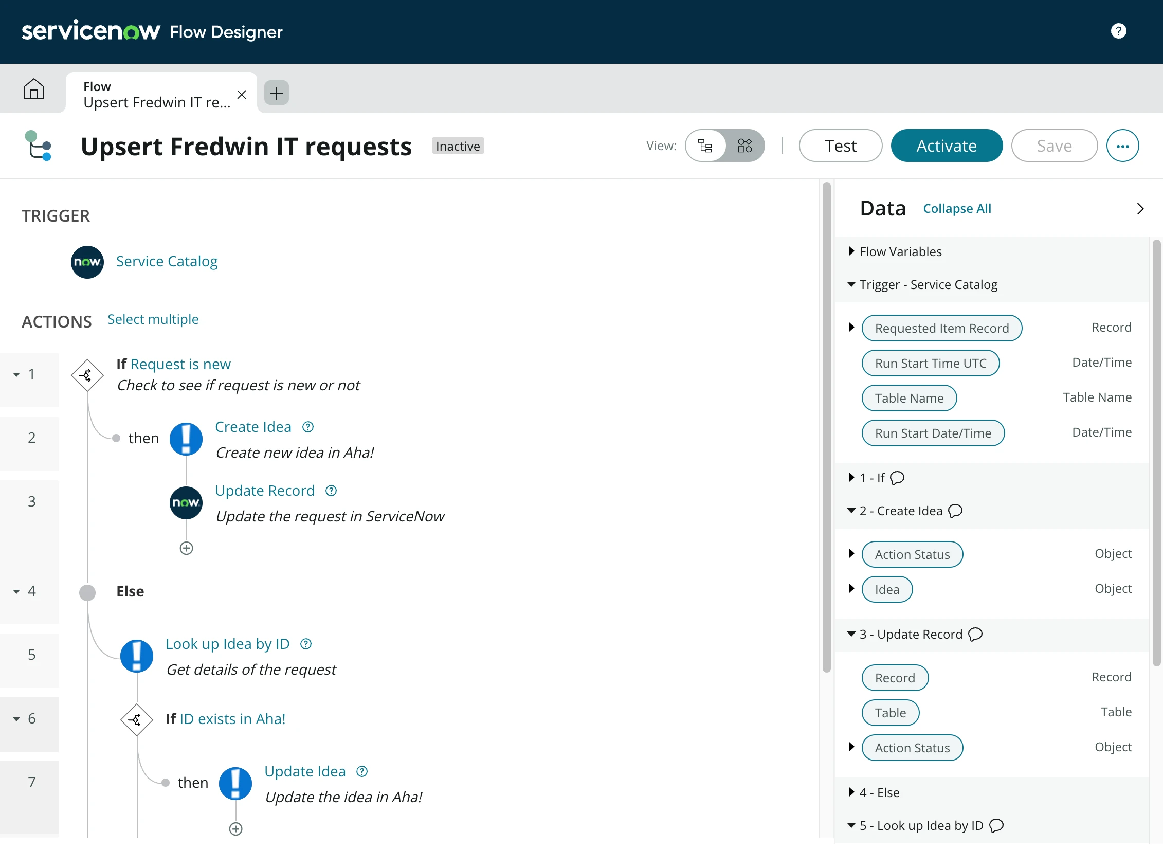 Integrate with ServiceNow