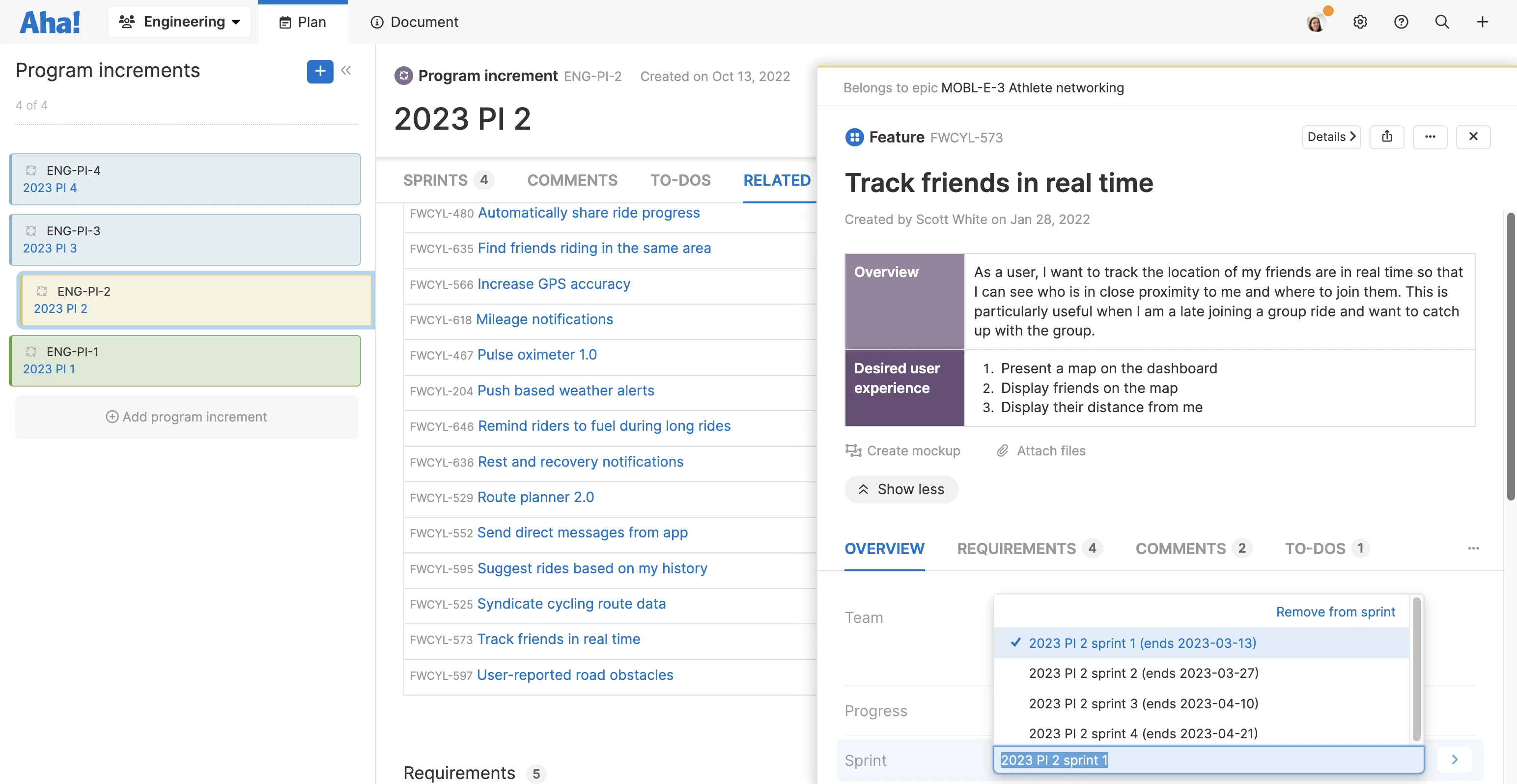 Develop streamline PI plans