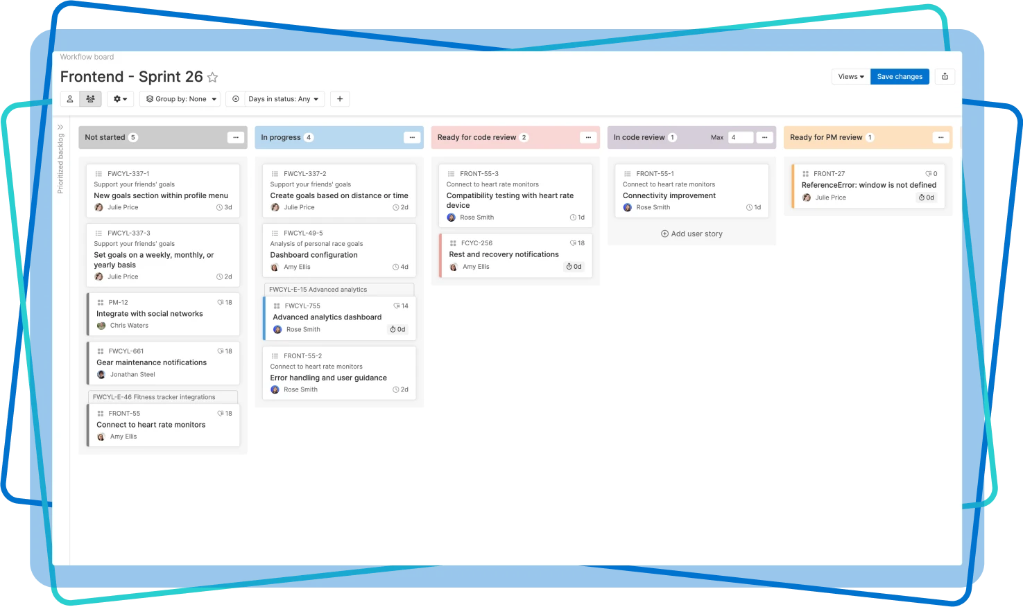 Team - Engineering - manage work