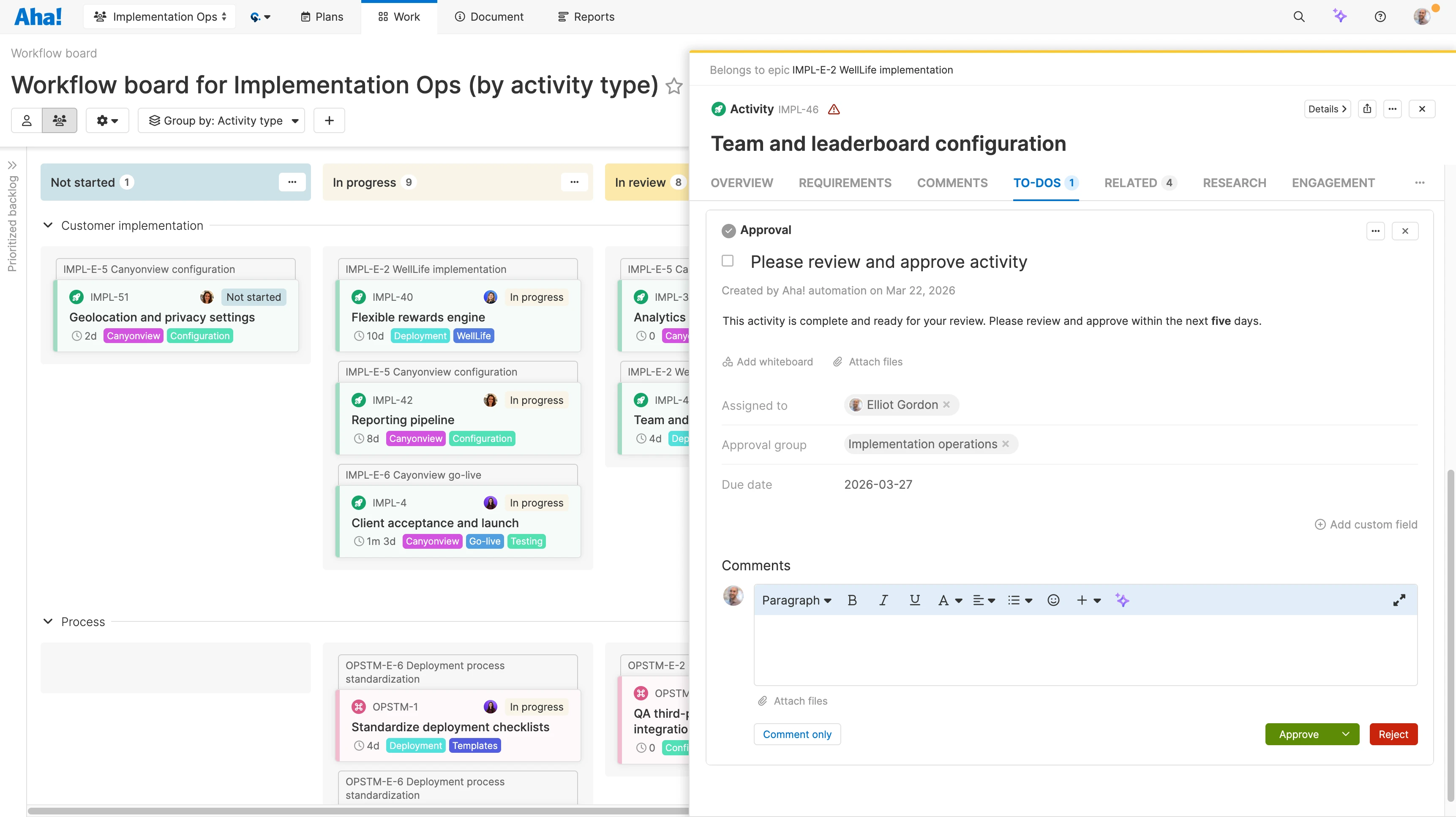 Teamwork - Flexible workflows - Automate tasks