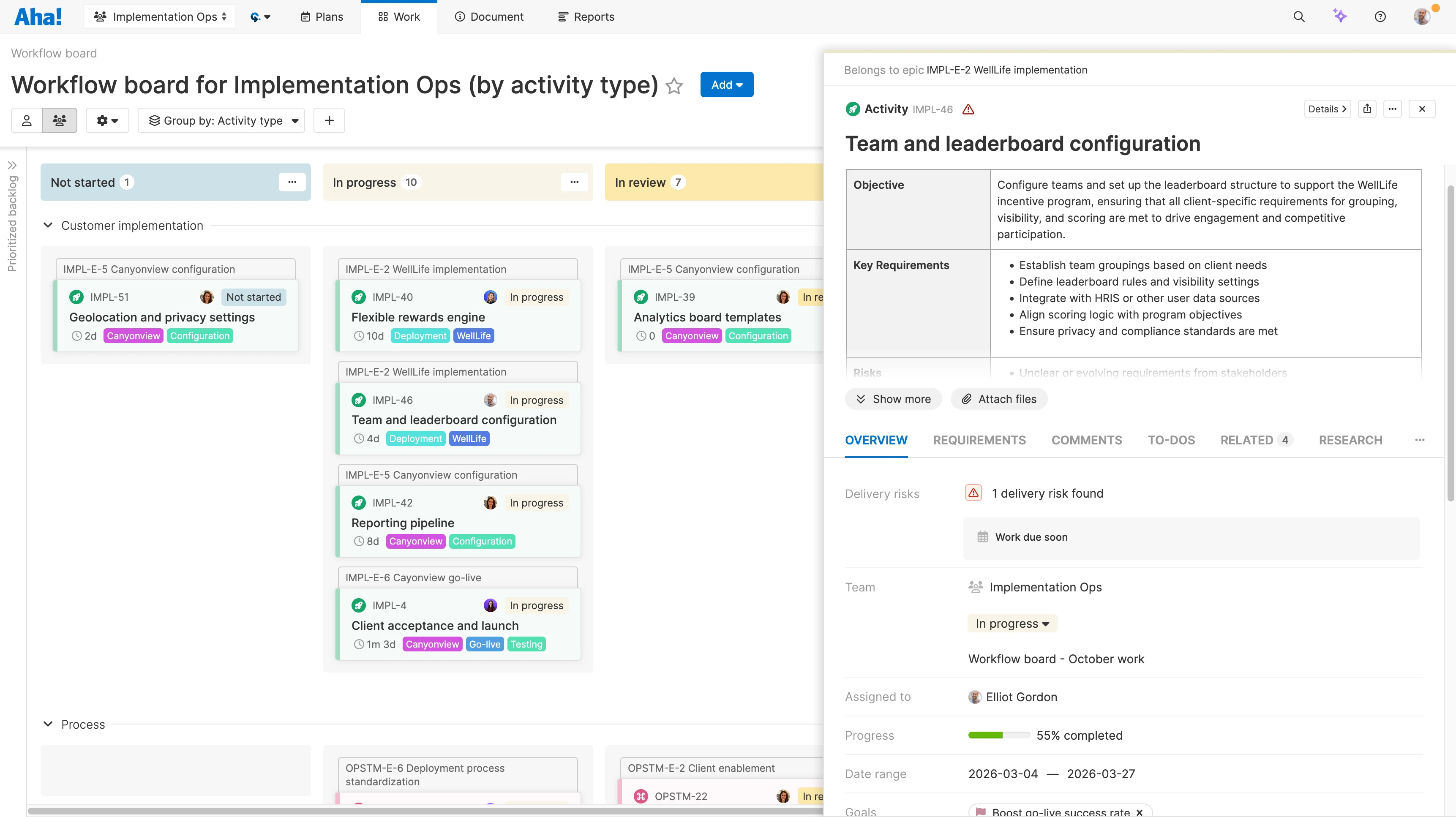 Teamwork - Flexible workflows - Tailor how you work