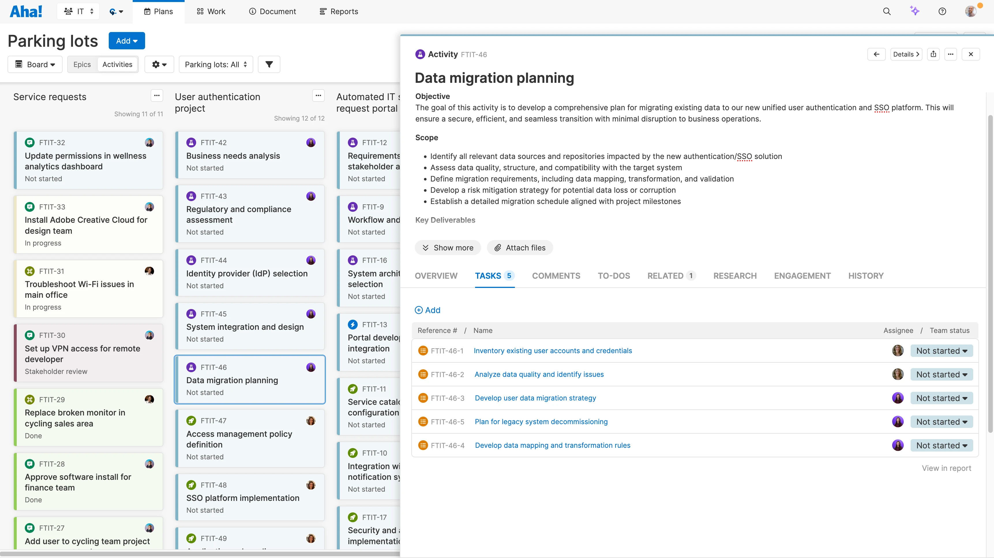 Teamwork - Project management - Organize the work