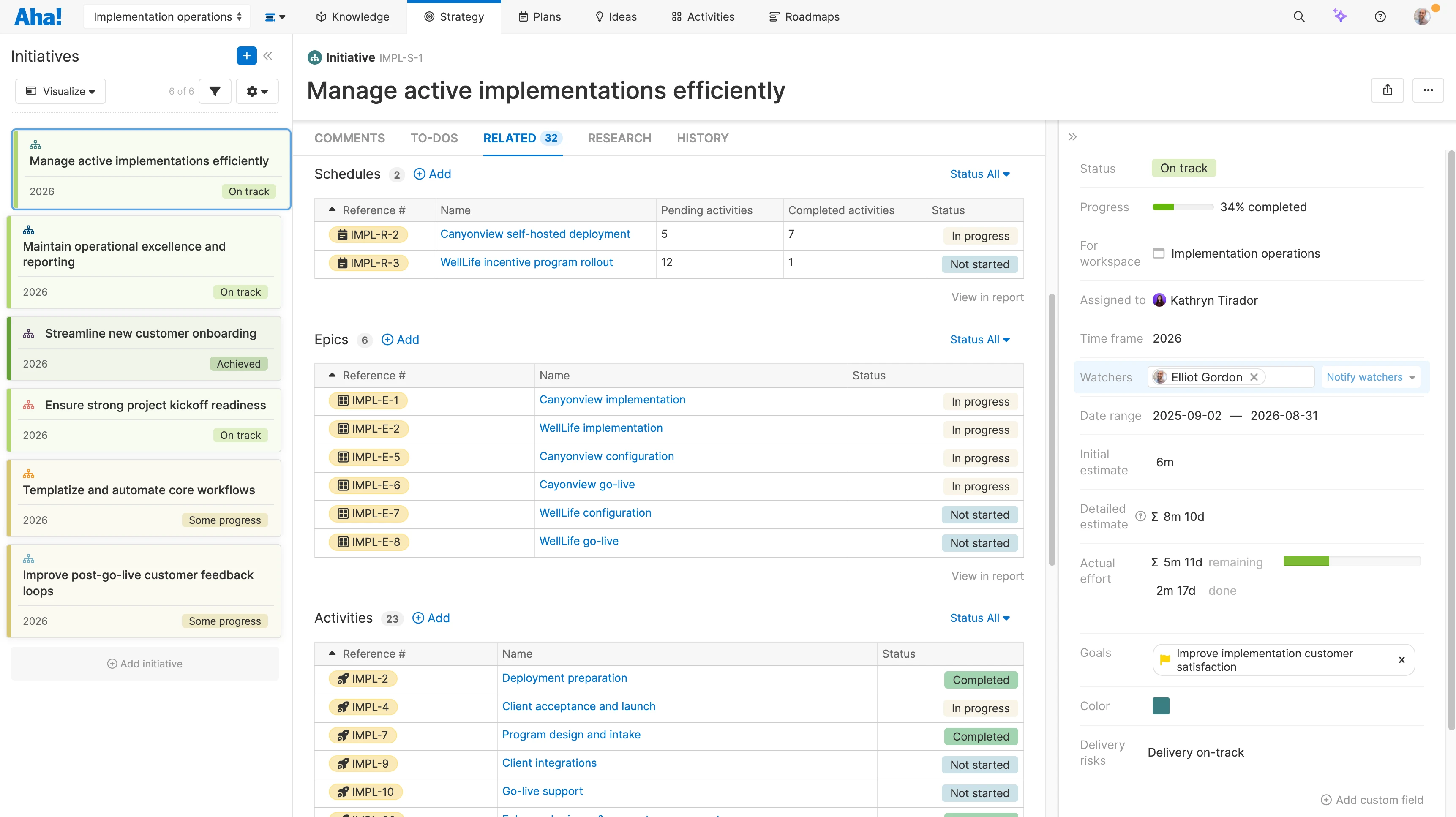 Teamwork — Strategic planning — Tie work to strategy