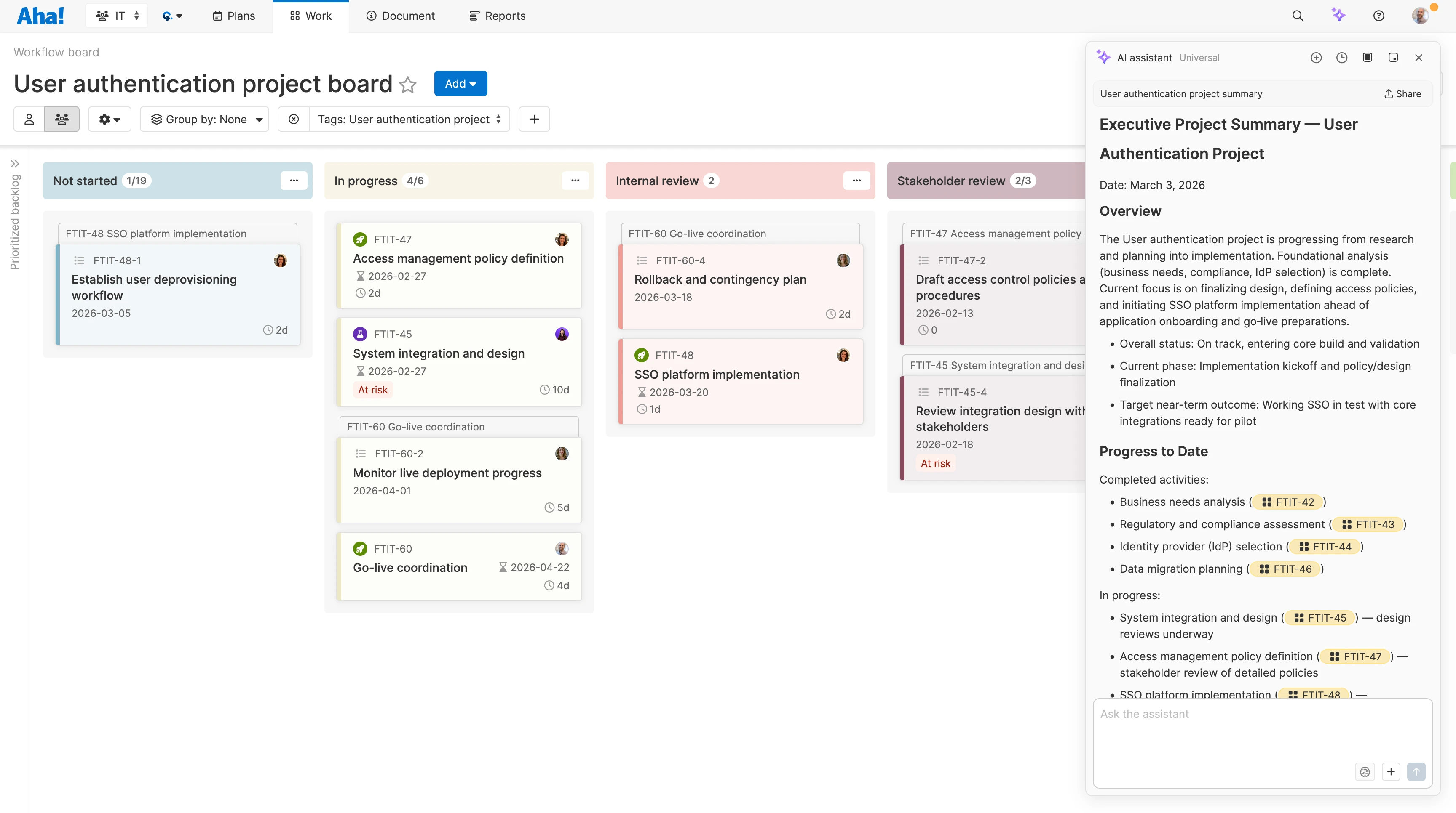 Teamwork - Task tracking - Share updates